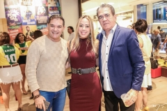 Luciano Rocha, Carolina Firmeza e Alfredo Percing