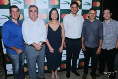 Helson Dias, Assis Cavalcante, Juliana Freitas, José Neto, Adonel Rodrigues e Ludwig Bezerra