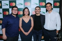 Juliano Ferro, Juliana Freitas, Icaro Castro e José Neto