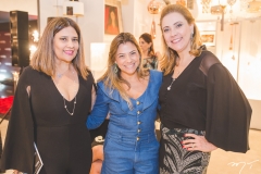 Montiele Arruda, Vanessa Queirós e Andréa Delfino