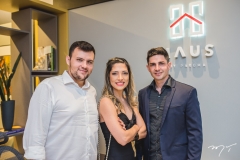 Bruno de Souza, Natália e Jonathan Magalhães