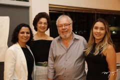 Flávia Souza, Alcilea Araújo, José Inácio Parente e Geynifra Vieira