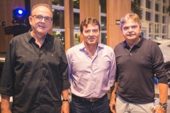 Sérgio Fiúza, Luiz Teixeira e João Carvalho