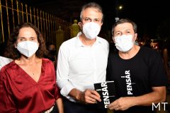 Izolda Cela, Camilo Santana e Élcio Batista