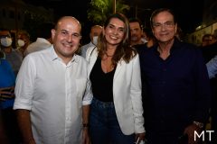 Roberto Cláudio, Márcia Travessoni  e Beto Studart