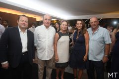 Otávio Queiroz, Silvio Frota, Paula Frota, Márcia Travessoni e Fernando Travessoni