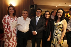 Anne Aguiar, Francisco Batista, Matheus Chetto, Darcila Goes e Irene Serenário