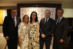 Armando Moraes, Maria Imaculada, Irene Serenário, Rafael Sousa e Rogério Scarabel