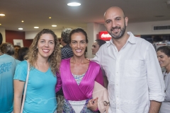 Ticiana Rolim Queiroz, Gabriela Remot e Fábio Toreta