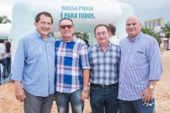 Elpídio Nogueira, Darlan Leite, Manuel Linhares e Luciano Cavalcante