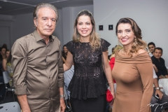 Everardo Telles, Onélia Leite e Márcia Travessoni