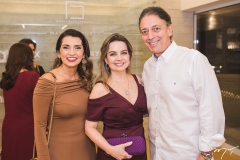 Márcia Travessoni, Daniela Barreira e Afrânio Barreira
