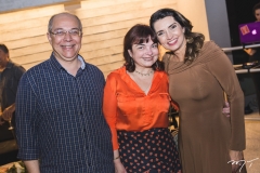 Robério Leite, Christiane Leite e Márcia Travessoni
