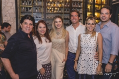 Dito Machado, Cláudia Alexandre, Nathália Ponte, Leonardo Vidal, Amanda Távora e Thiago Holanda