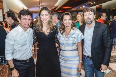 Waldonys, Onélia Santana, Márcia Travessoni e Élcio Batista