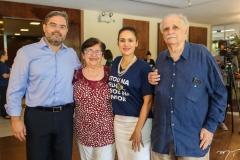 Edson Queiroz Neto, Nair Silva de Castro, Manoela Bacelar e Professor Costinha