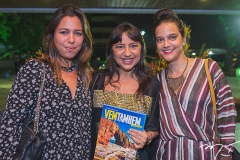 Daiana Serra, Nadja Vasconcelos e Sara Guimarães