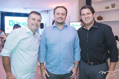Ricardo Bezerra, Adriano Nogueira e Rafaela Rodrigues