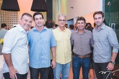 Ricardo Bezerra, Gilberto Almeida, Stênio Martins, Marcos Novaes e Victor Frota