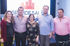 Ticiana Rolim, Ricardo Nibon, Nelma Figueiredo, Adriano Nogueira e Patriolino Dias