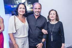 Andréa, Marcus e Alberice Novais