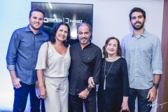 Lucas, Andréa, Marcus, Alberice e Renan Novais
