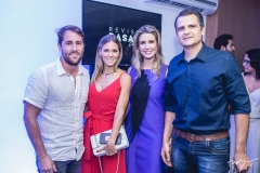 Rodrigo Frota, Bruna Waleska, Susana e Marcelo Fiuza