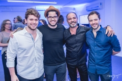 Victor Perlingeiro, Cadeh Juaçaba, Marcus Novais e Aldonso Palácio