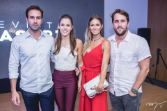 Vitor Frota, Daniele Eloy, Bruna Waleska e Rodrigo Frota
