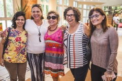Carolina Vieira, Tilda, Beth e Nicinha Dias e Adriana Helena