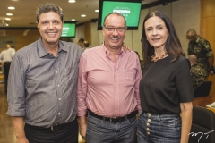 Marcos Oliveira, Luiz Carlos e Mirian Pereira