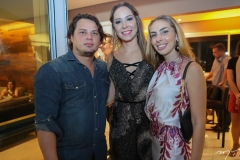 André Stoppelli, Ludmila Amaral e Marjorie Stoppelli