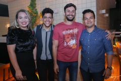 Caroline Marques, Glauber Azevedo, Heder Samuel e Marcelo Silva