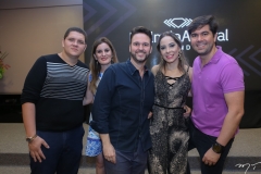 Márcio Buarque, Márcio Aldigueri, Ludmila Amaral e Itaquê Figueiredo