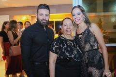 Vitor, Cíntia e Ludmila Amaral