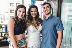 Gabriela Figueiredo, Lara e Fernando Travessoni