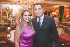 Monique Capistrano e Carlos Jucá
