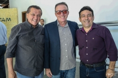 Dede Teixeira, Darlan Leite e  Marcos Aurélio Bezerra