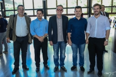 Osterne Feitosa, Pompeu Vasconcelos, Darlan Leite, Erick Vasconcelos e Cláudio Nelson