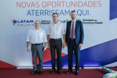 Roberto Cláudio, Camilo Santana e Jerome Cadier