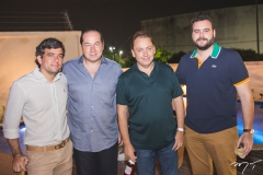 Marcelo Franco, Joaquim Araújo, Ariston Filho e Rodrigo Leal