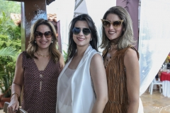 Silvinha Leal, Priscila Fontenele e Rebeca Leal