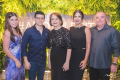 Maria Clara, Pedro Negrão, Lenita Negrão, Maria Lúcia Negrão e Pedro Carapeba