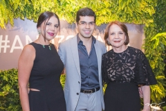 Maria Lúcia Negrão, Pedro Garcia e Lenita Negrão