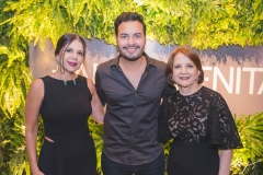Maria Lúcia Negrão, Vinícius Machado e Lenita Negrão