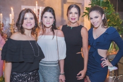 Ticiana Brígido, Marília Vasconcelos, Maria Lúcia Negrão e Nicole Vasconcelos