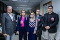 Mário Lima, Andrea Maia, Ana Eline Magalhães, Miderval Bezerra e Italo Barreira