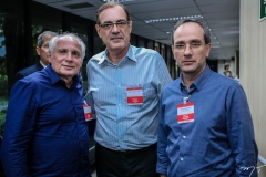 Ricardo Sabadia, Urbano Costa Lima e Sérgio Resende