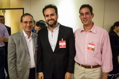 Sérgio Resende, Emílio Guerra e Tom Prado
