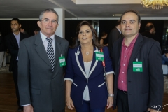 Carlos Júnior, Dayse Cavalcante e Guilherme Magalhães